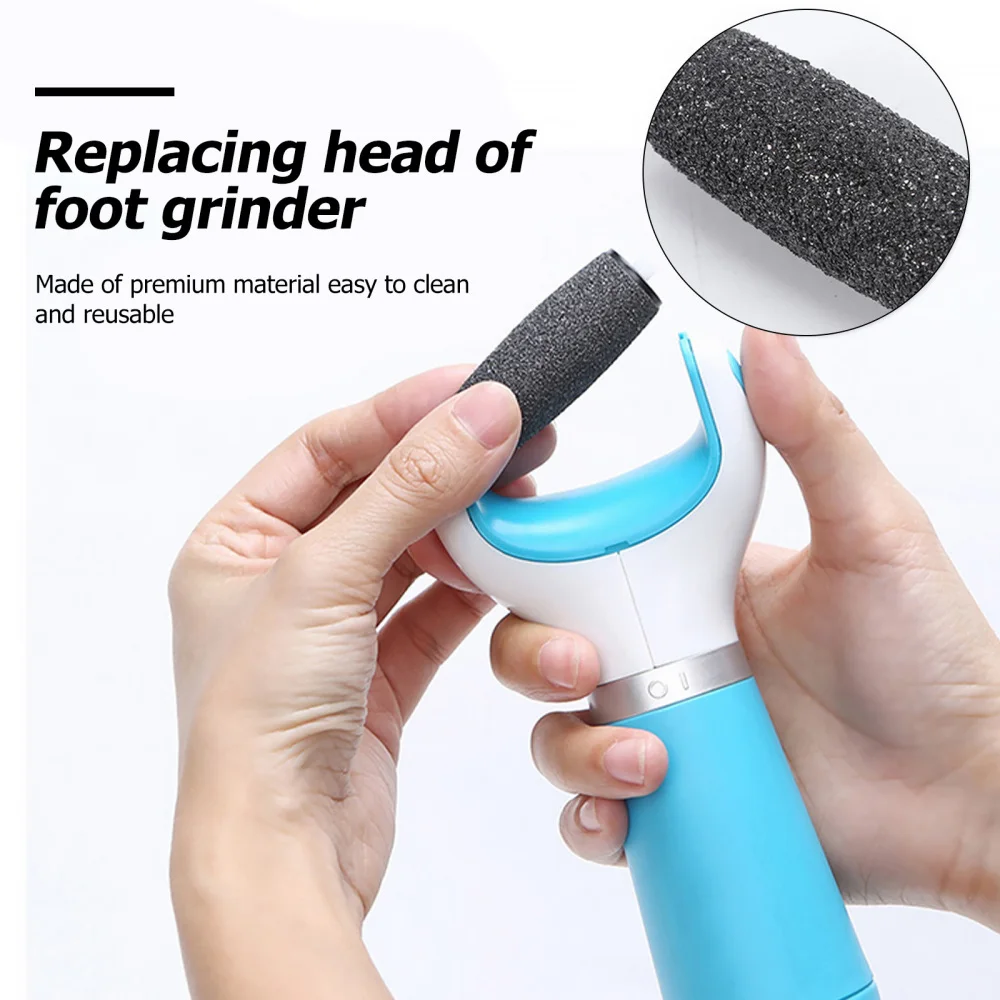 

6Pcs Electric Foot Grinder Replacement Heads Foot Grinder Accessories (Black)