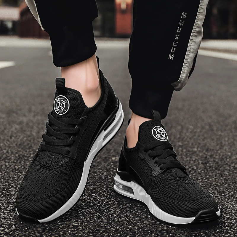 Men Running Shoes Womens LightWeight Breathable Shoes Couple Air Cushion Sneakers Comfortable Sports Fashion Shoes Pink