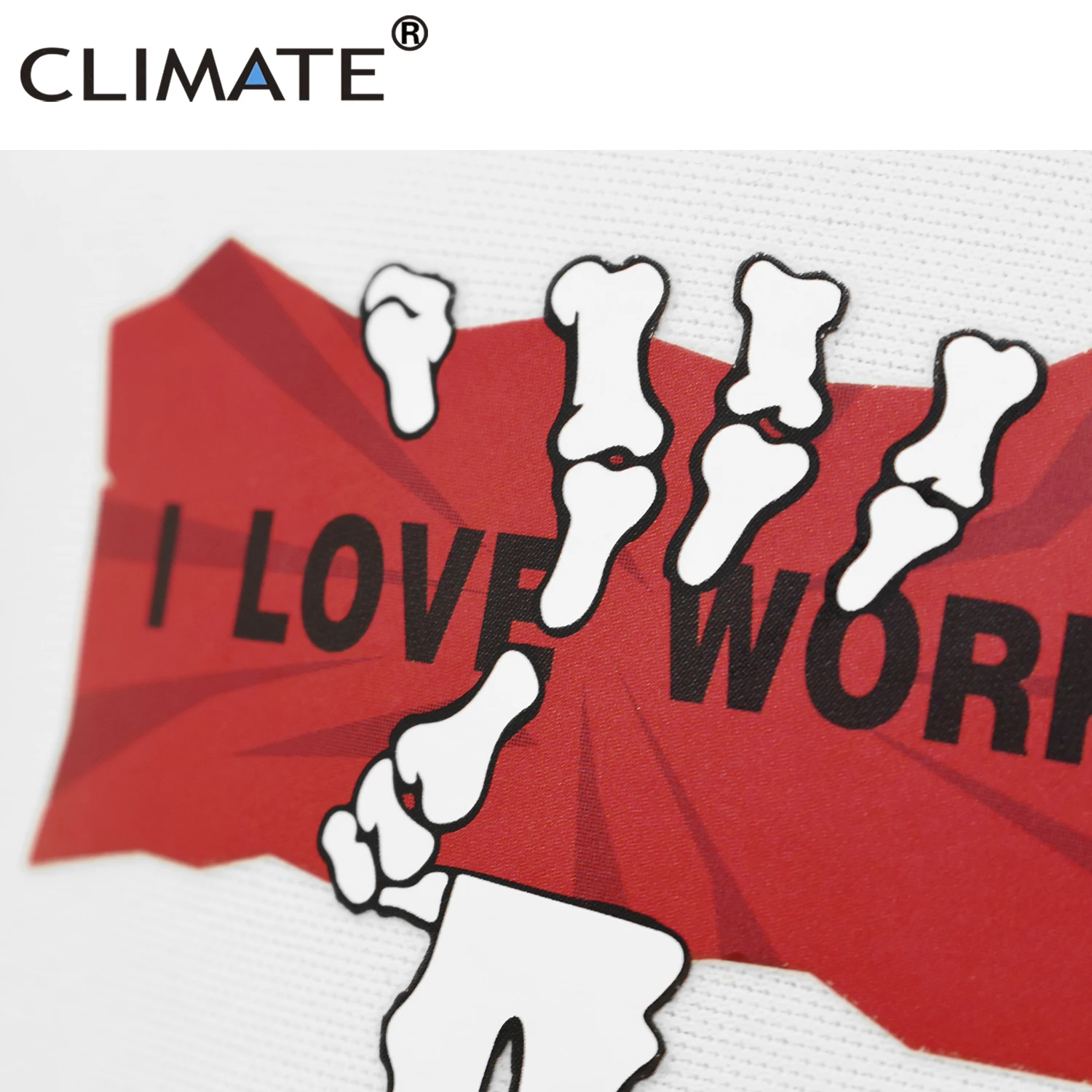 Новинка классная Женская кепка CLIMATE с надписью I Love Work to Dead женская и мужская в
