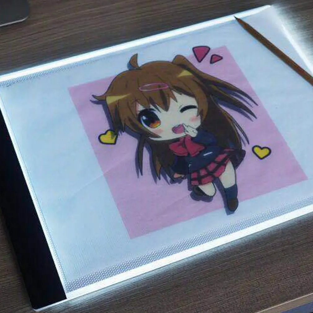 

LED Digital Painting Board A4 LED Graphic Digital Tablet Ultra-thin Tracing Copy Pad Panel Drawing Tablet