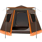 Большая автоматическая палатка для отдыха на открытом воздухе, на 3-4 человек