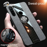 For Xiaomi Redmi Note Pro Phone Cover Case Magnetic Ring Matte Fabric Luxury Car Stand Holder Cases Cloth Coque
