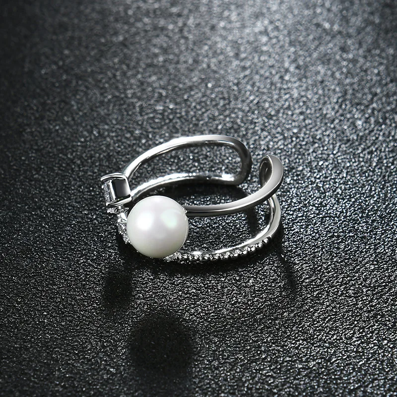 NJ2019 новые модные ювелирные изделия из жемчуга роскошные кольца настоящее