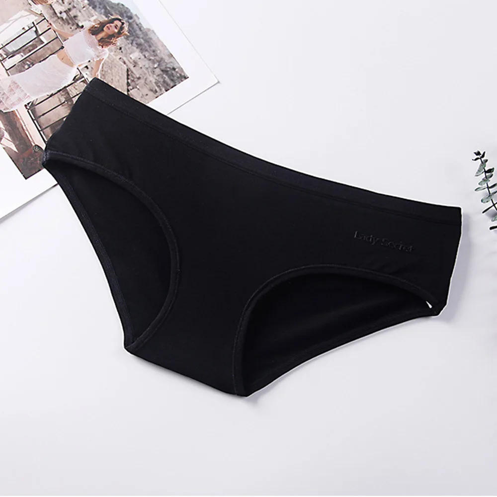 Женские сексуальные трусики 2019 хлопок одноцветные шорты для девушек простые с