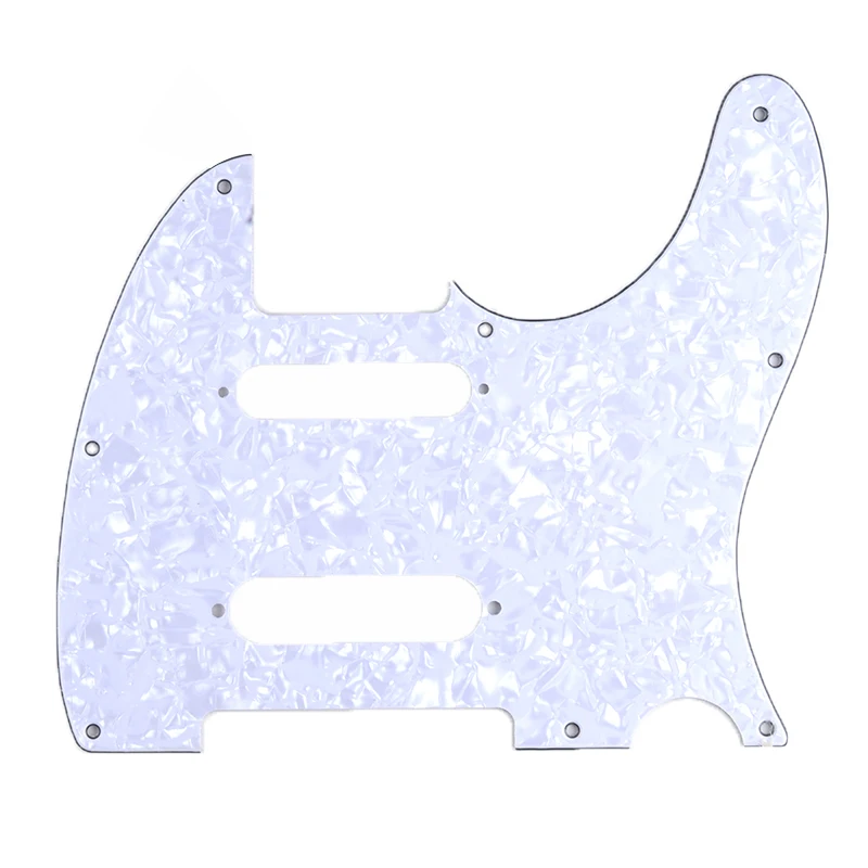 White Pearl 9 цветов 3Ply состаренная перламутровая Накладка для стильная Гитара Pickguard высокого качества аксессуары для гитары продвижение гитары Части - Цвет: White Pearl