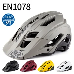 Велосипедный шлем BATFOX, легкий, с козырьком, для женщин и мужчин