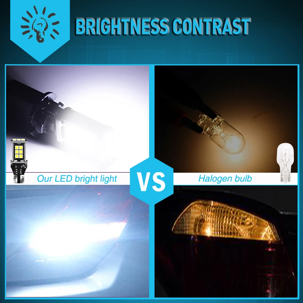 2x светодиодный обратный светильник с can bus T15 W16W Canbus для Audi A6 C5 C6 C7 A3 8P 8V A4 A8 Q3 Q5 Q7 TT R8 B5