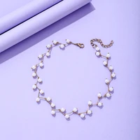 vg 6ym the new pearl irregular circle ladies necklace beautiful girls birthday party jewelry dropshipping gifts