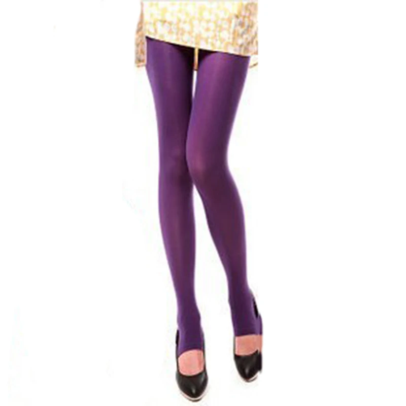 Women Spring Autumn Winter Tights Burnish Opaque Pantimedias Candy Color Collant Femme Tight Medias Ladies Casual Pantyhose