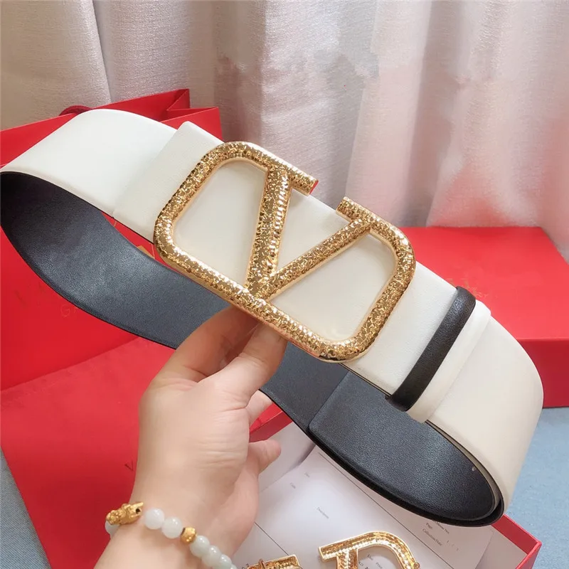 

Дизайнерский женский кожаный ремень с пряжкой 7 см, модный роскошный брендовый женский кожаный ремень, двусторонний ремень из натуральной к...