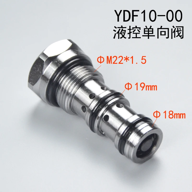 

Threaded Cartridge Hydraulic Control Check Valve YDF10-00 Hydraulic Excavator