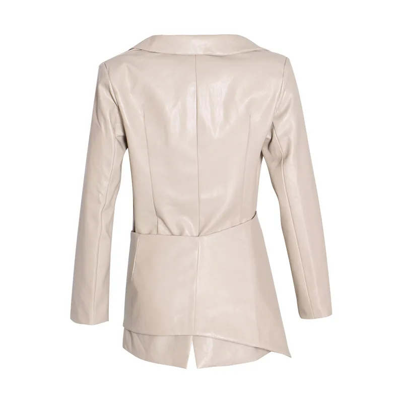 Новая мода горячая Распродажа женское платье PU кожаное высокого качества черное