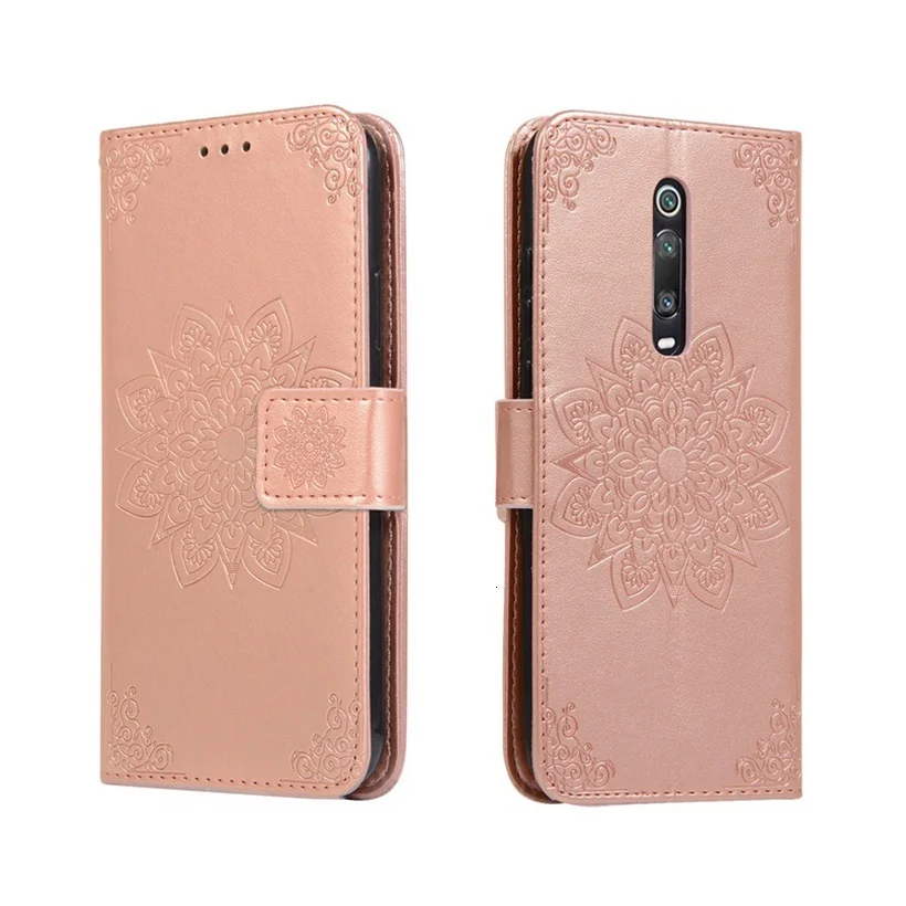 Цветок кожаный кошелек в виде блокнота чехол для телефона для Xiaomi mi A3 A2 A1 5X6X9 SE CC9 CC9E 9T Red mi Note 5, 6, 7, 7A K20 Go Pro центральной прищепкой