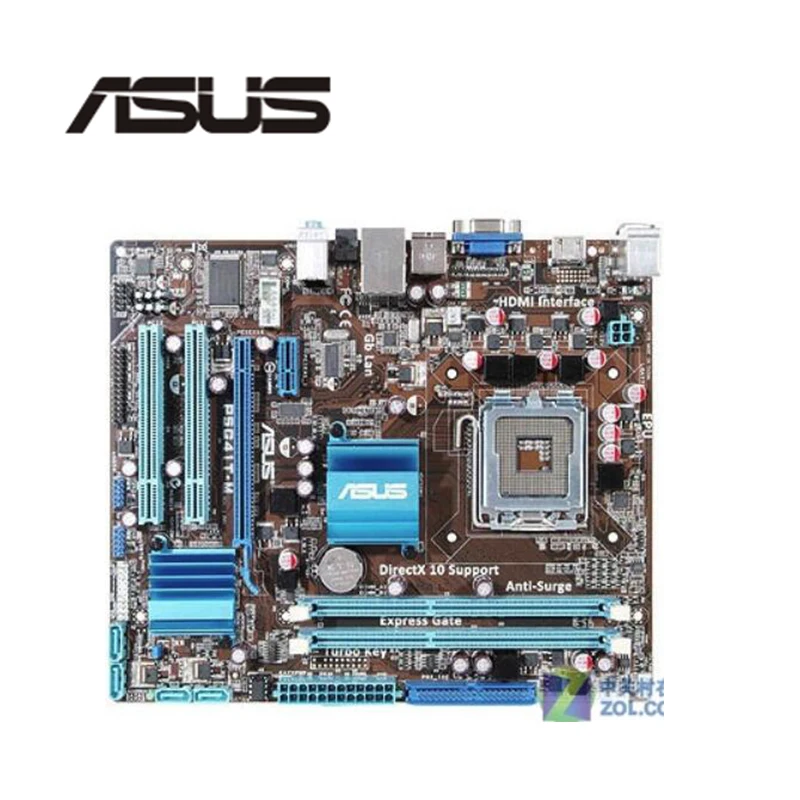 Материнская плата для Asus б/у оригинальная материнская G41 Socket LGA 775 Q8200 Q8300