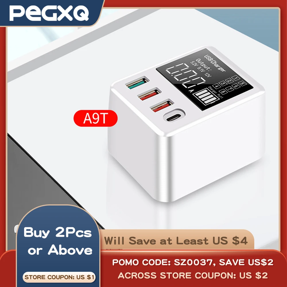 

30W Quick Charge QC3.0 USB Charger Wall Travel Phone Adapter Fast Charger USB PD Charging For iPhone 12 Huawei Samsung OnePlus 8