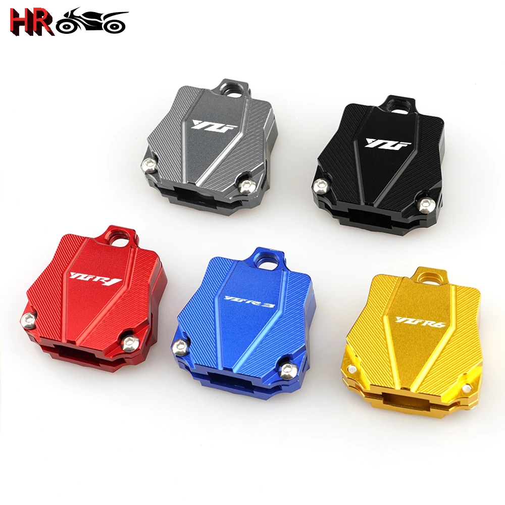 

High Quality Motorcycle CNC Key Cover Cap Creative Products Keys Case Shell For Yamaha YZFR25 YZFR6 YZFR3 YZFR1 YZF R25 R6 R3 R1