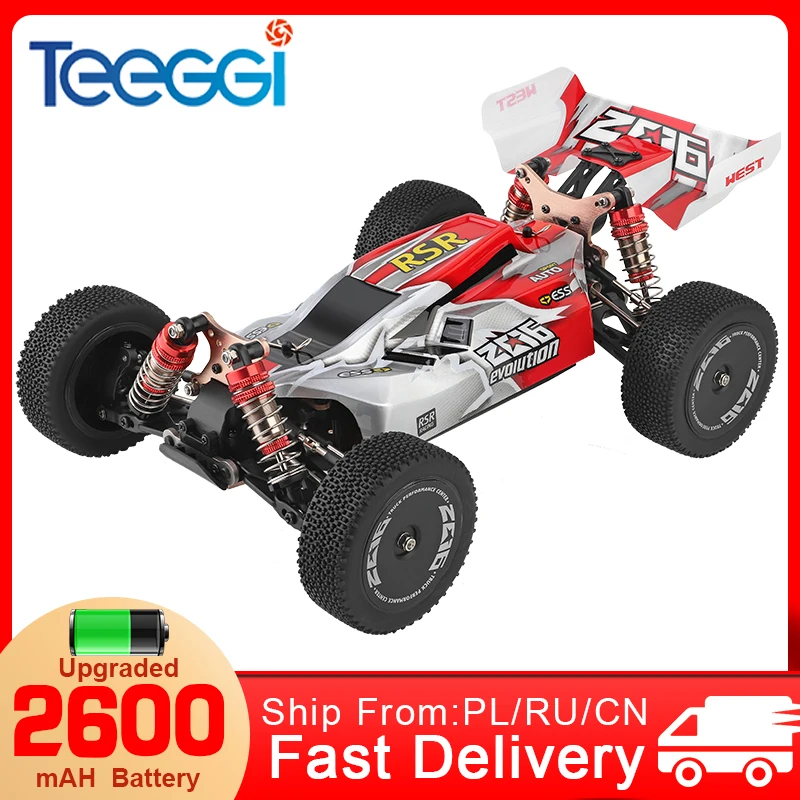 WLtoys 144001 RC автомобиль 1:14 2 4G гоночный скоростной 60 км/ч 4WD внедорожный Дрифт