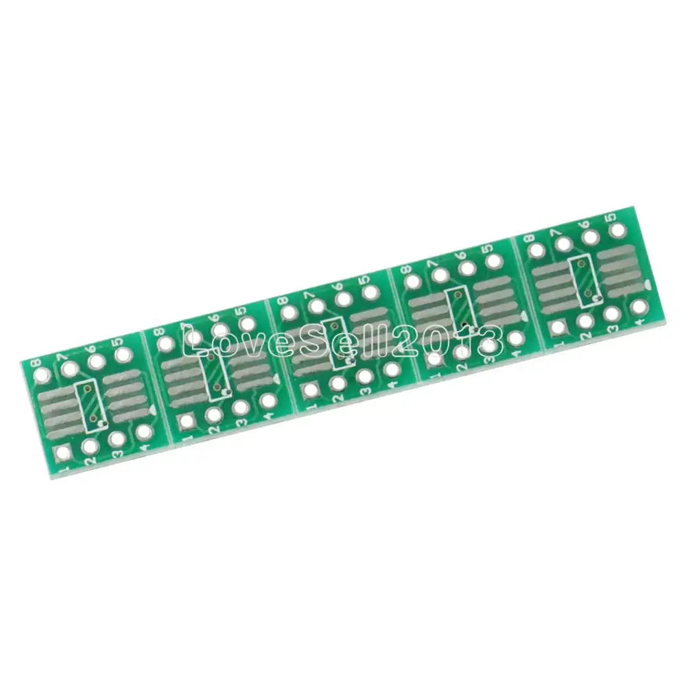 10 шт. Новое поступление плата адаптера SOP8 SO8 SOIC8 SMD К DIP8 печатная конвертер