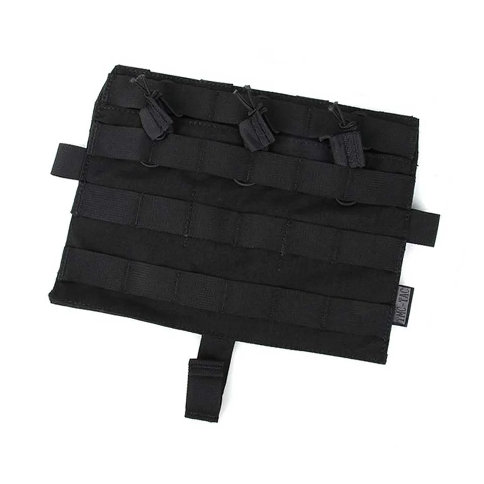 Тройная сумка TMC Molle M4 Мультикам для тактических AVS JPC2.0 жилет передняя панель