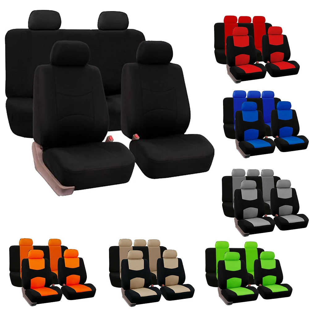 4 шт./9 шт. Чехлы для автомобильных сидений тканевые Защитные подушки Autos