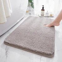 non slip bathroom rug bath carpet high water absorbent bath mat microfiber soft plush shaggy mat home carpet anti skid bath mat