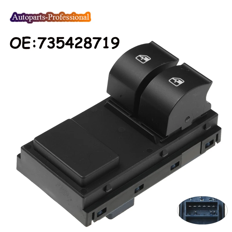 

Car Auto accessorie High Quality Power Window Control Switch Regulator Button For Fiat Punto 735428719 735380445 735411027