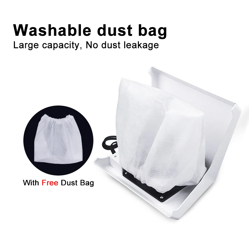 80 Вт пылесос для ногтей сильный всасывающий вентилятор маникюрный станок