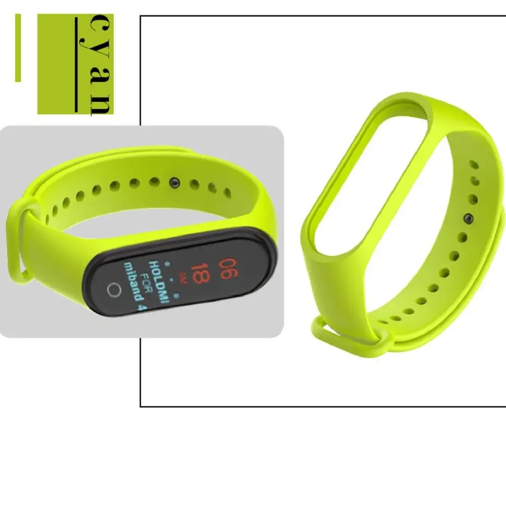 Силиконовый ремешок на запястье для Mi Band 2 сменный смарт браслет Xiaomi