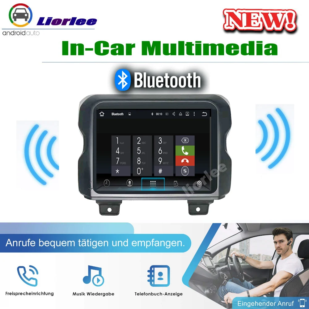 Автомобильный GPS DVD мультимедийный плеер для Jeep Wrangler JL 2018-2020 Android Радио Аудио