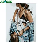 Набор для рисования по номерам на холсте Девушка, Масляная картина