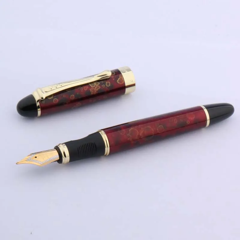 JINHAO X450 подарок Новая тонкая красная льдовая перьевая ручка со средним