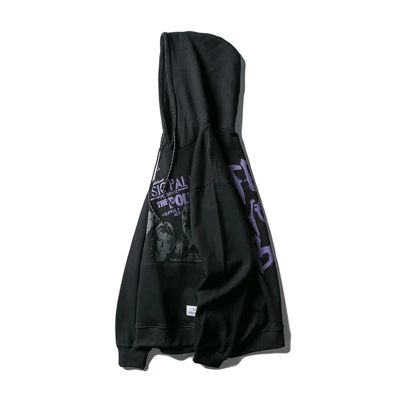

Dark Loose Hoodie Men's European and American Street Clothing Autumn New Fashion Pullover
