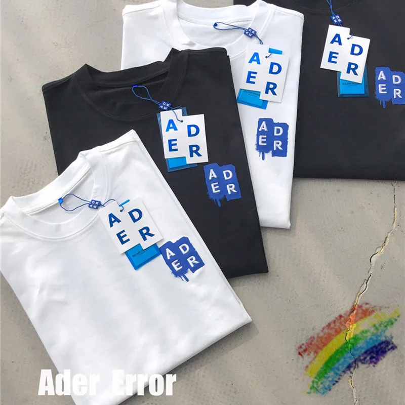 

2021ss Adererror Embroidery T-shirt Men Women 1:1 High Quality Ader Error Embroidered T shirts Z-stitch Tee Tops