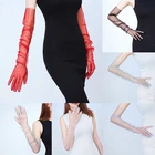 Перчатки Женские однотонные шифоновые прозрачные, летние, 1 шт.