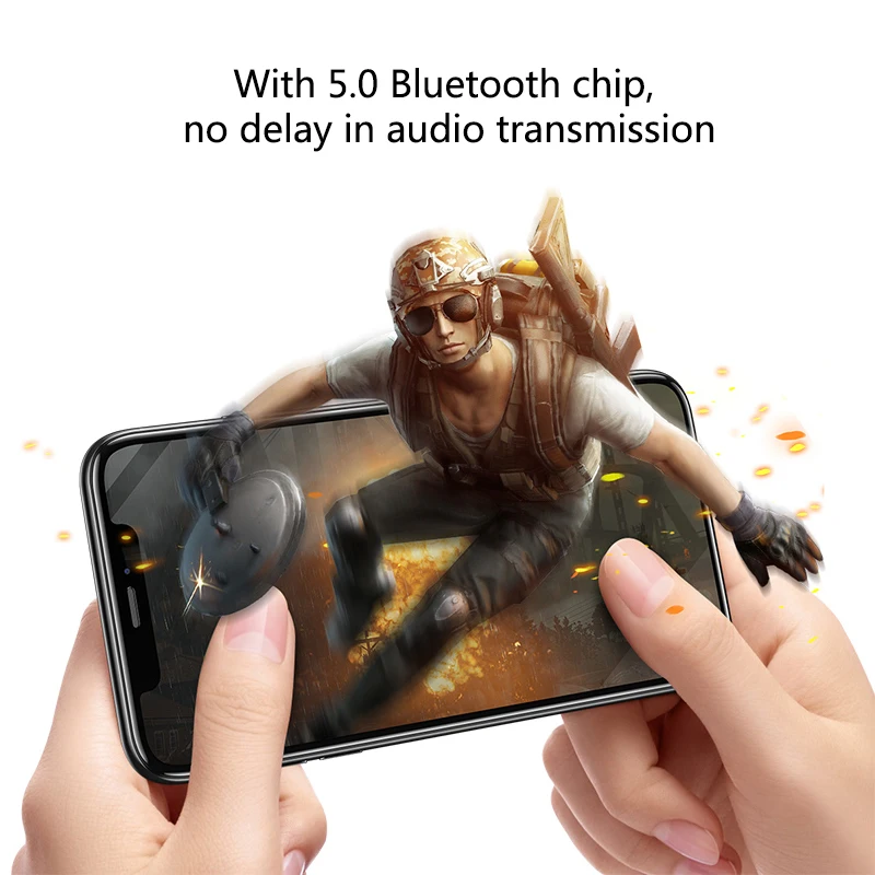 Bluetooth наушники настоящие беспроводные наушники 5,0 TWS наушники-вкладыши IPX5 Водонепроницаемая мини-гарнитура 3D стерео звук спортивный наушник