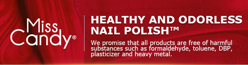Miss Candy Health Peel Набор лаков для ногтей нетоксичный, безвкусный и безопасный Пилинг Набор лаков для ногтей