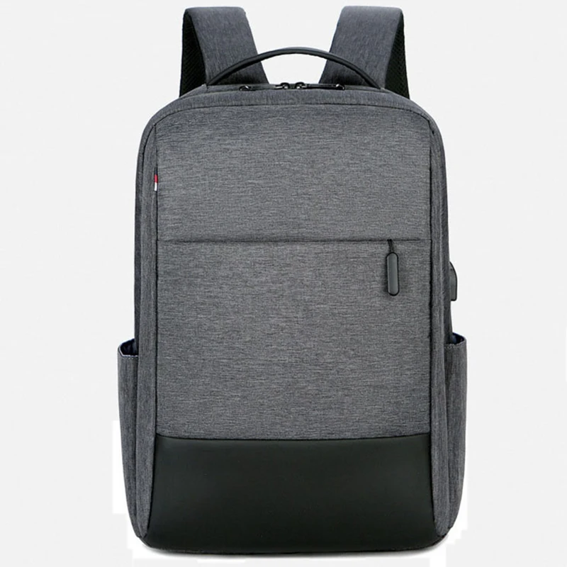 New Men's Backpack Waterproof Wear-resistant Material With USB Multi-function Large-capacity Outdoor Travel Student Bag