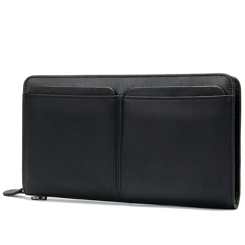9020black Мужской кошелек WESTAL из натуральной кожи, мужской длинный клатч, кошелек, мужской кошелек для мужчин, браслет, кошелек для телефона, кошелек, держатель для карт, сумка для денег - Цвет: 9020black