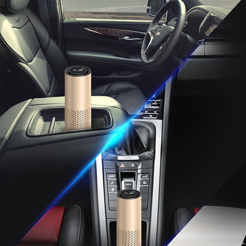 

Smart New Usb Car Air Purifier To Remove Odor and Formaldehyde Haze Efficient Portable Negative Ion Purifier for Car Home Office