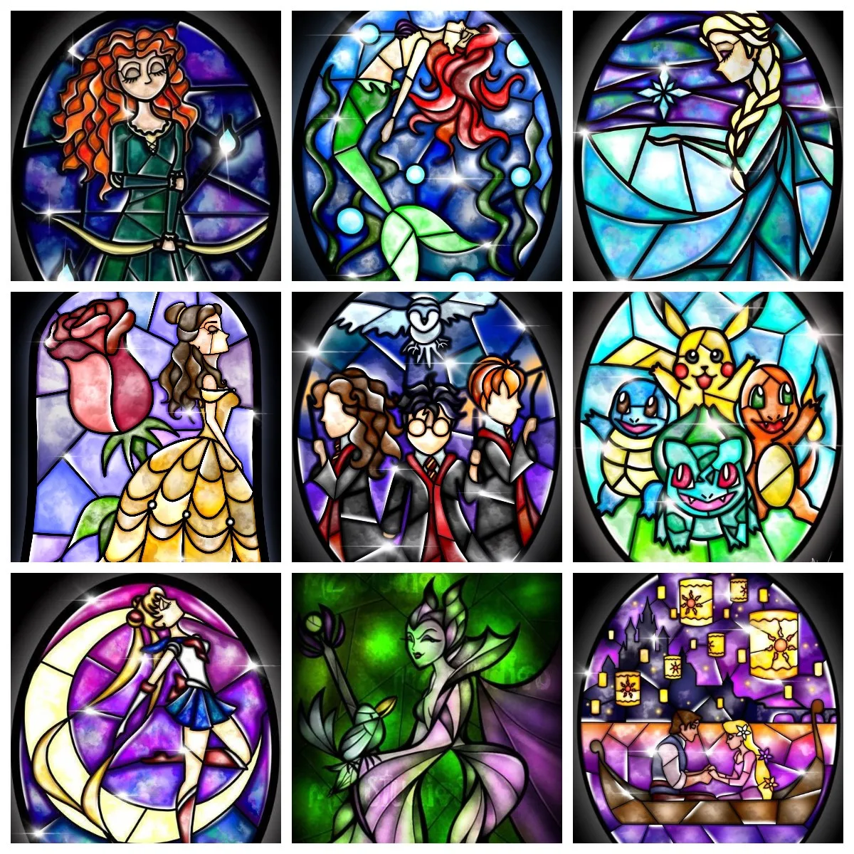 

Disney Diamond Painting Cartoon Fairy Princess Characters Set Hobby Art 5D DIY Mosaic Picture Crafts Art Living Room Decoration