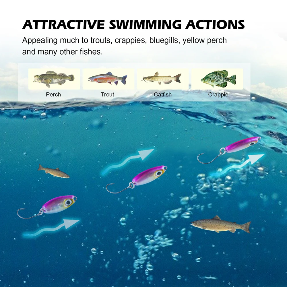 Микро морской джиг Goture 12 шт./коркоркор. медленно забрасывающаяся рыболовная