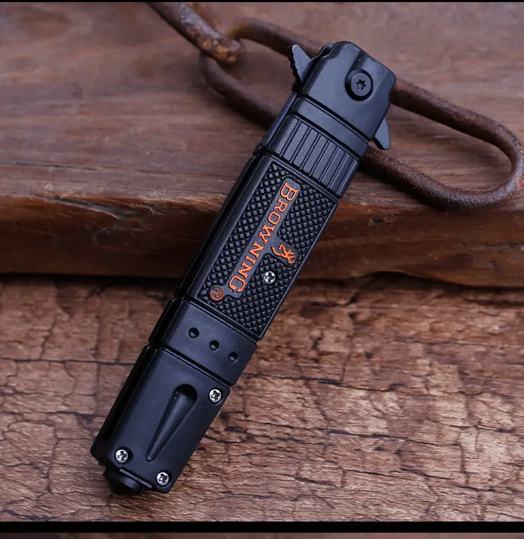 

200PCS Browning Camping Folding Knife Stainless Steel Pocket Knife Outdoors Tactical Survival Knives EDC Tool