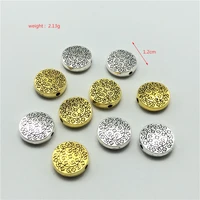 10pcs 12mm disc metal connectors for jewelry making diy handmade bracelet necklace accessories material wholesale