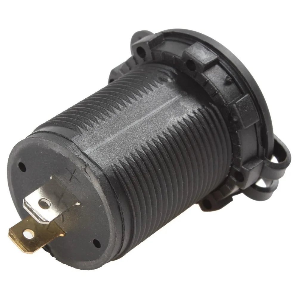 Водонепроницаемая розетка с 2 USB портами 12 В 1 А А|Кабели адаптеры и разъемы| |