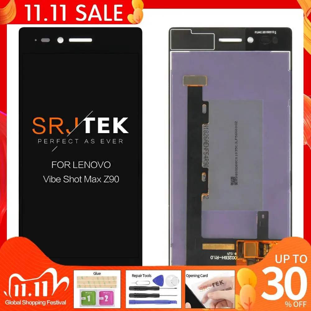 Оригинальный ЖК экран для Lenovo Vibe Shot Max Z90 дисплей сенсорный Z90A40 7 детали замены