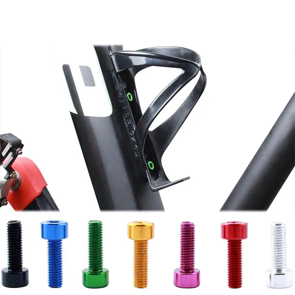 

MUQZI 2 шт. винты для бутылок на велосипед m5 15 мм ульсветильник алюминиевый держатель болты для горных велосипедов дорожные велосипедные аксес...