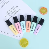 6 colors mini colorful highlighters pastel markers single text focus marker pens for school office