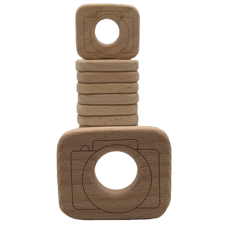 

SLR 1 DIY Jewelry Accessories Beech Teether SLR Crafts Decoration Molar Healthy Teeth Baby Teething Toy