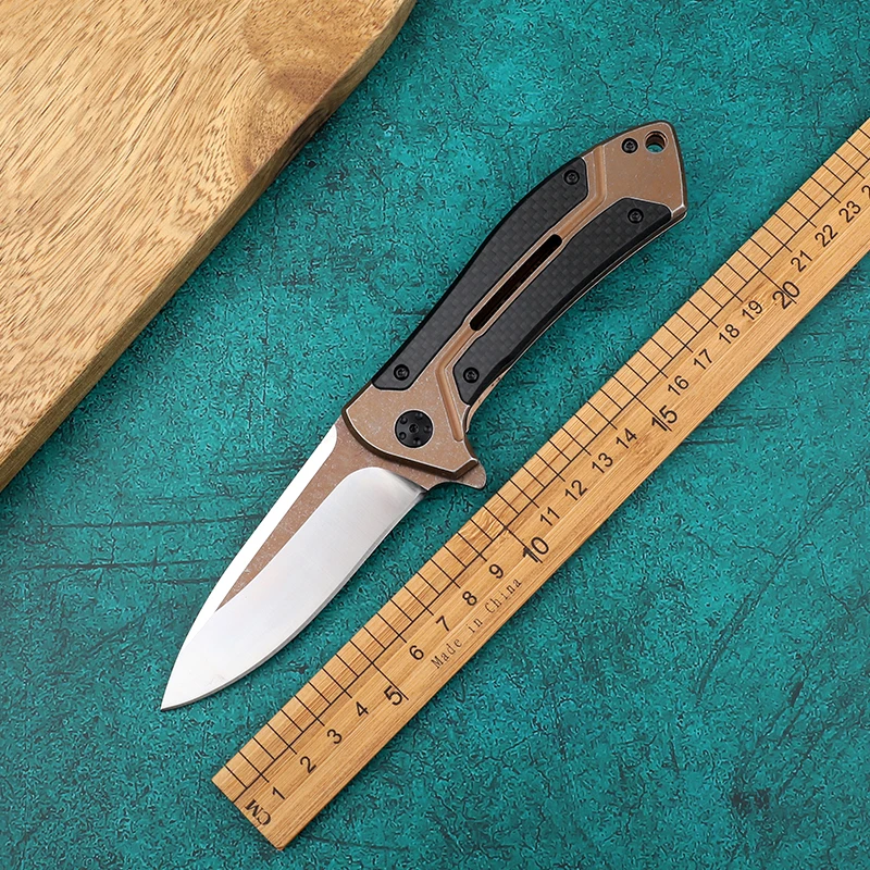 

Складной нож ZT0801 из углеродного волокна, тактический охотничий Клинок для выживания на открытом воздухе, острый инструмент для повседневно...