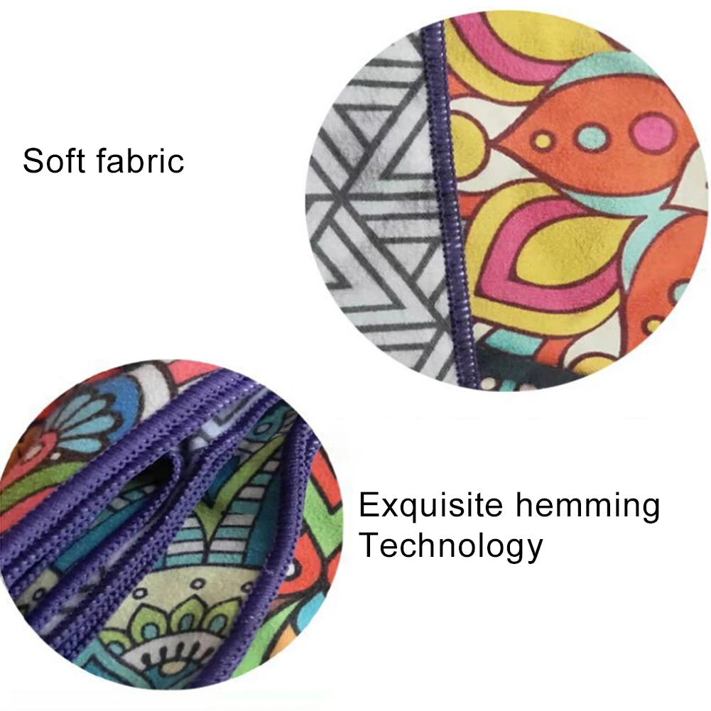 

75*150cm Geometric Print Microfiber Quick-dry Soft Absorbent Gym Pool Beach Bath Towel Sport Towels Camping Accessories